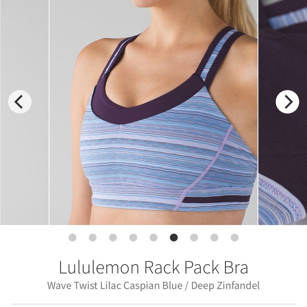 lululemon athletica Rack Pack Bra Size 8